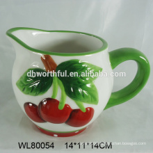 Lovely ceramic cherry water jugs